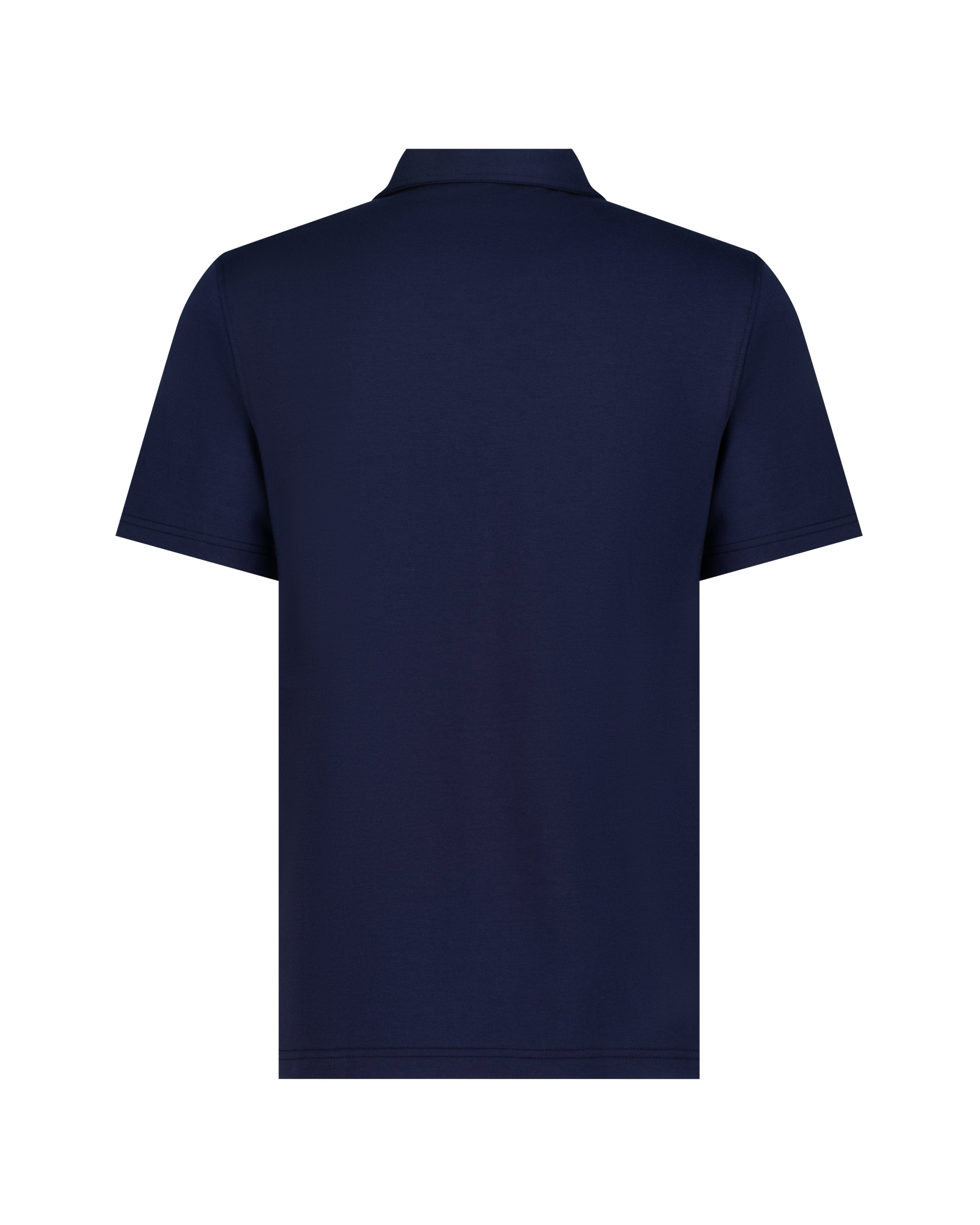 Soluxe Zip Polo (Deep Navy)