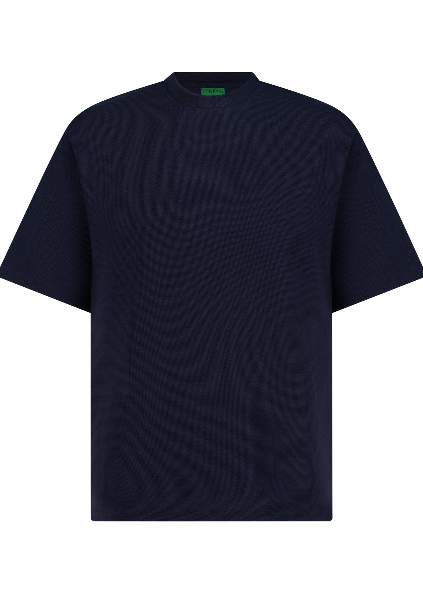 City Textured T-Shirt (Navy)