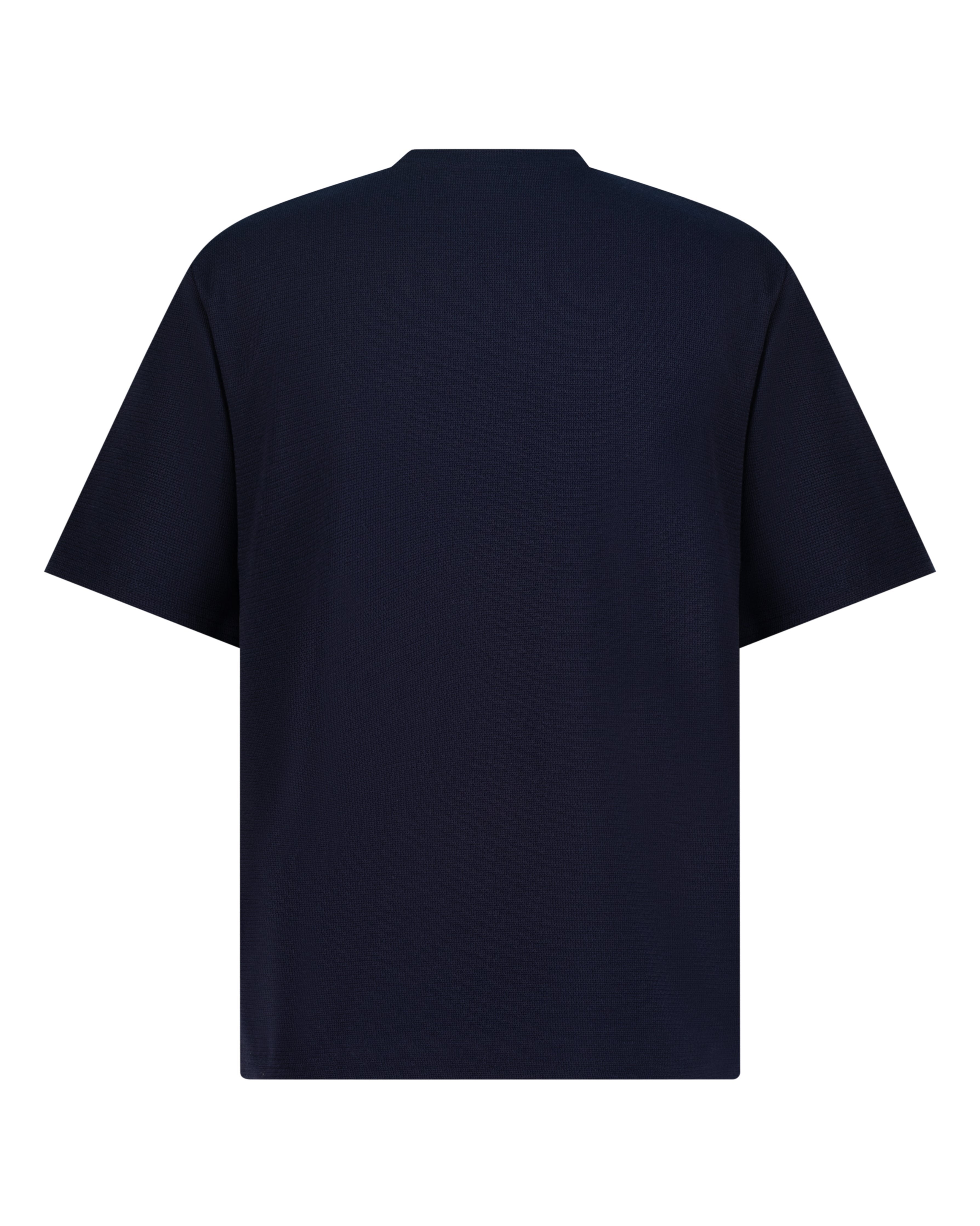 City Textured T-Shirt (Navy)