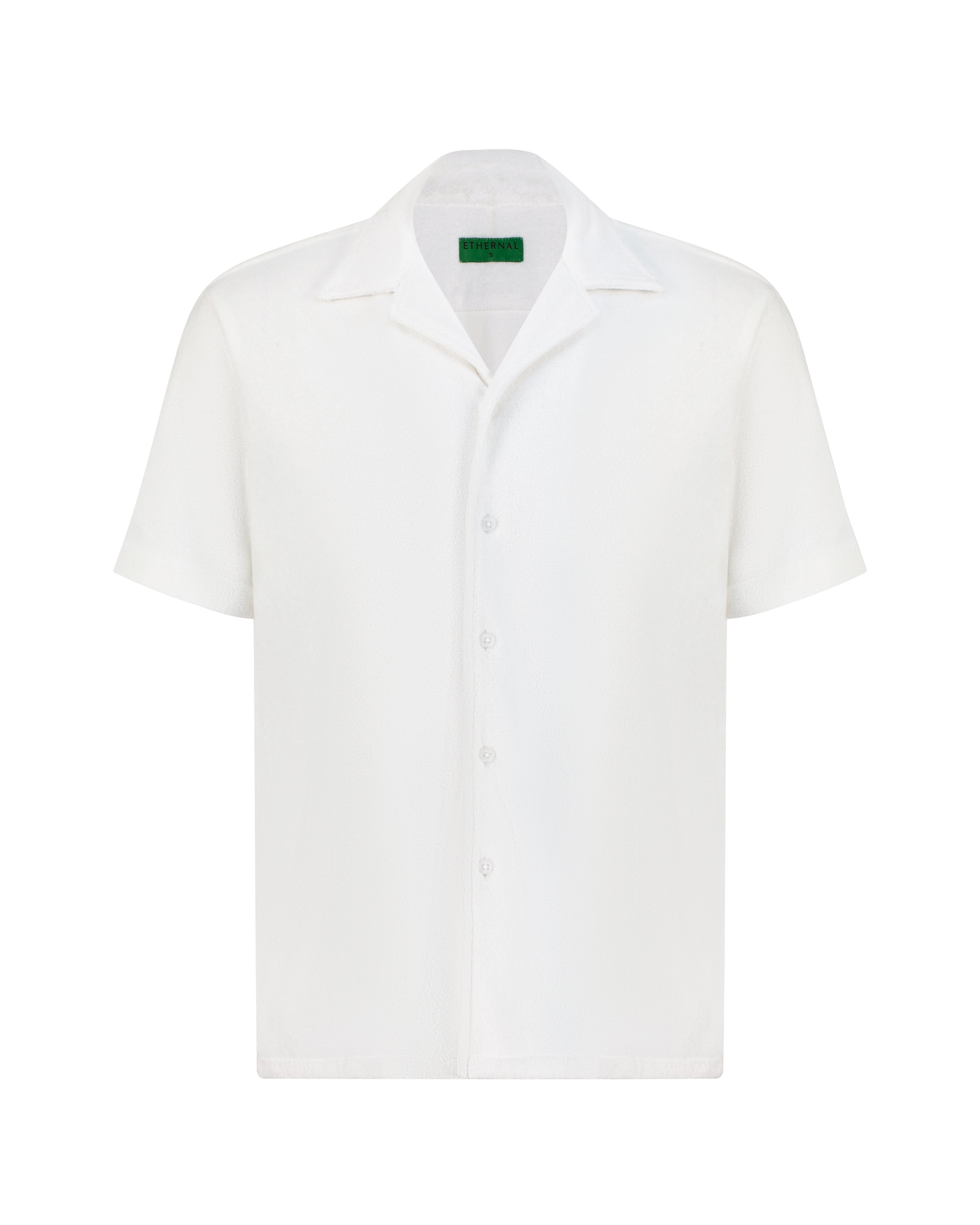 Porto Towelling Shirt - White