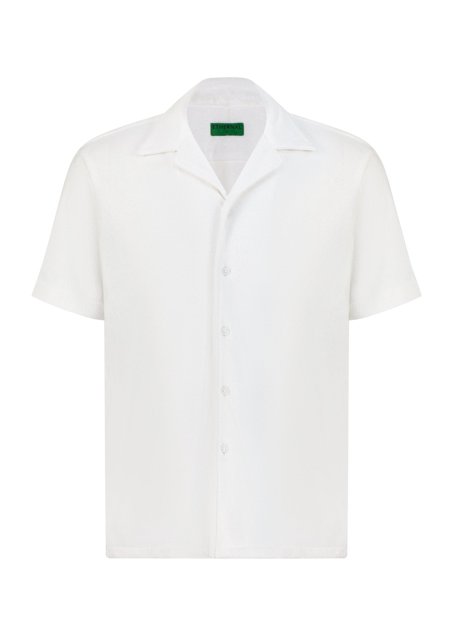 Porto Towelling Shirt - White